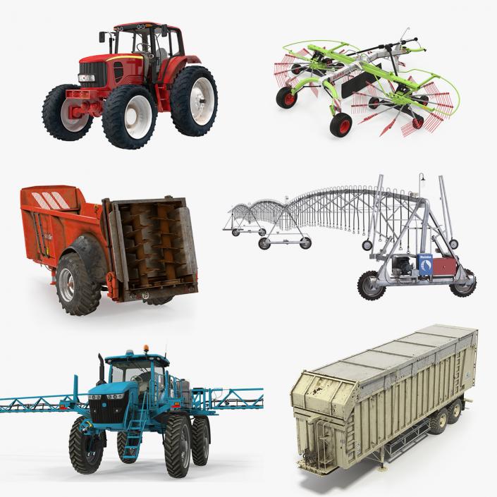 3D model Farm Equipment 3D Models Collection