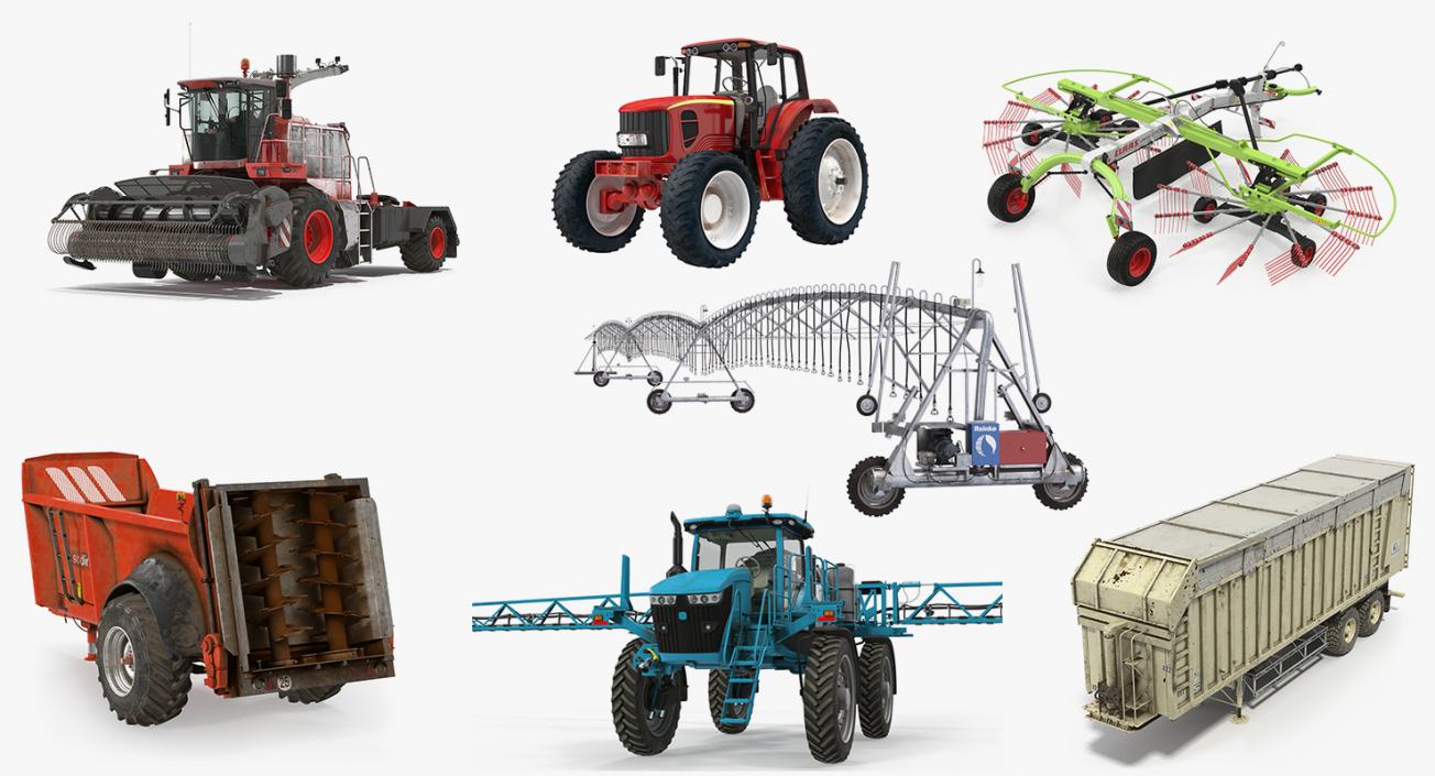 3D model Farm Equipment 3D Models Collection