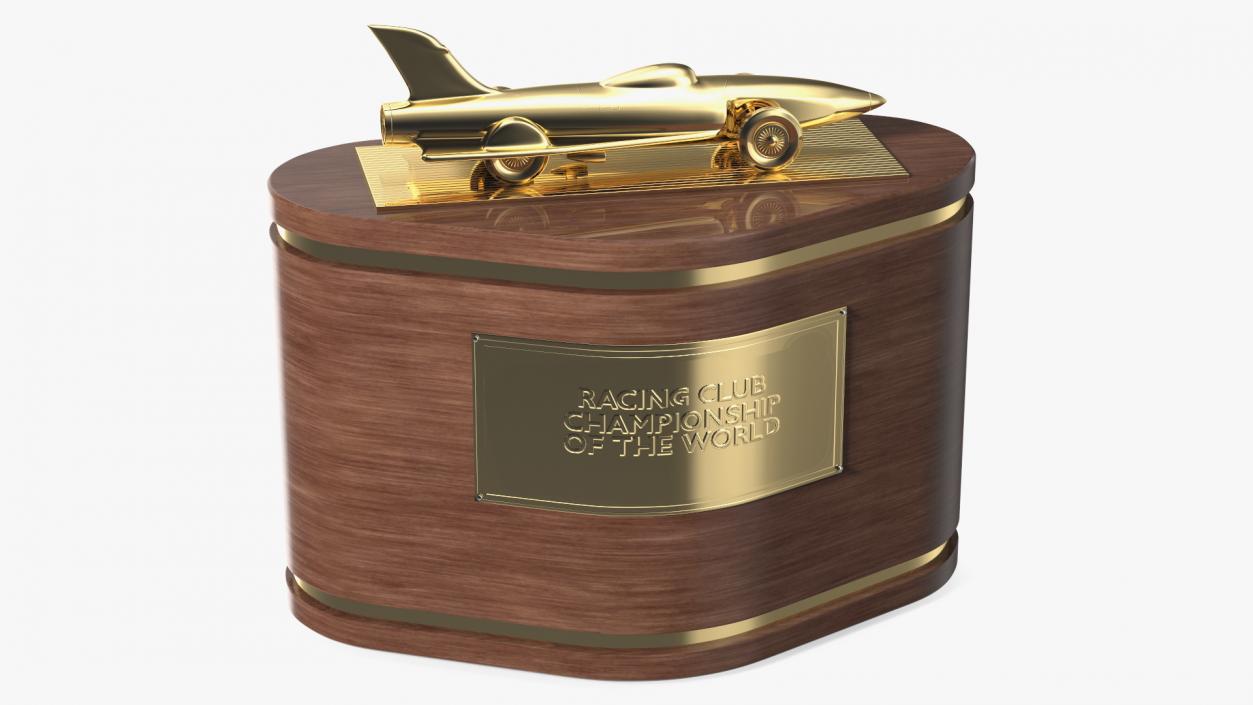 3D Racing Championship Trophy