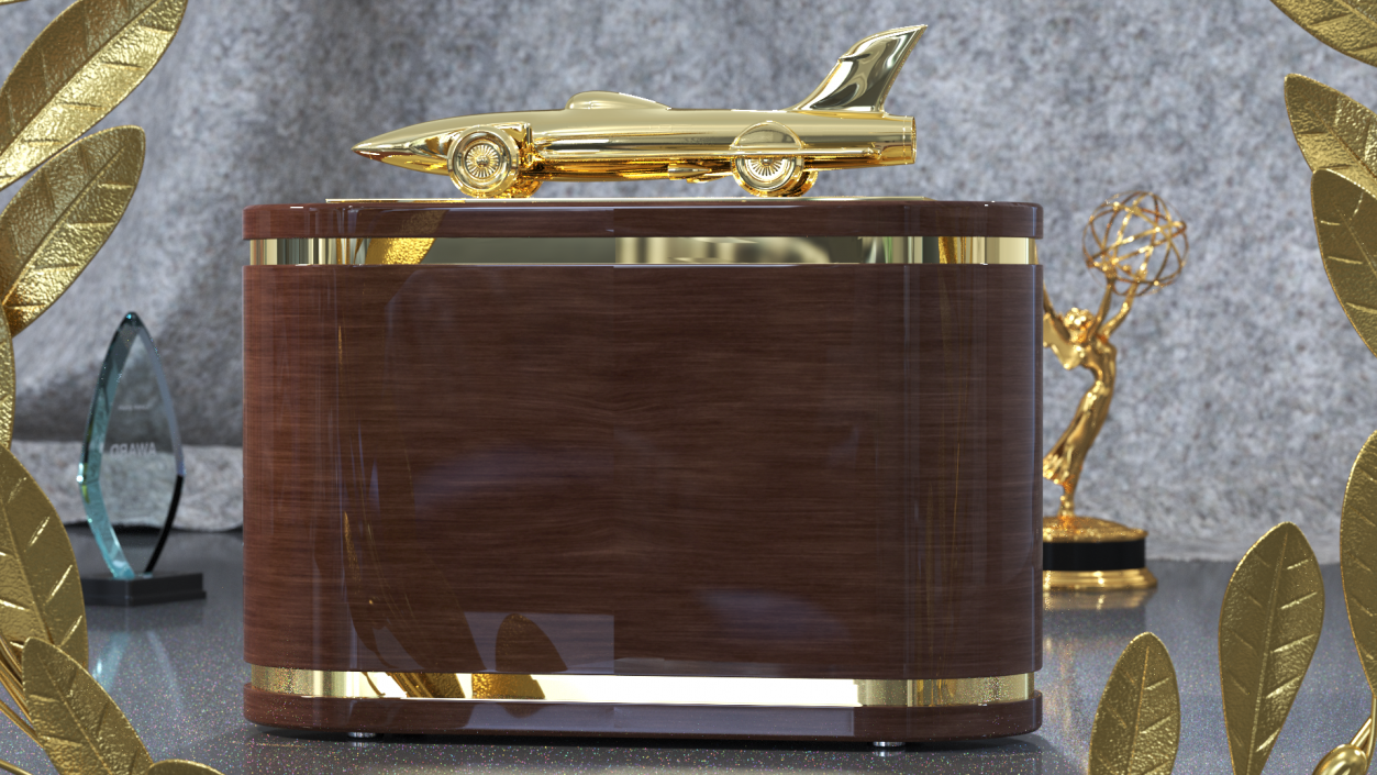 3D Racing Championship Trophy