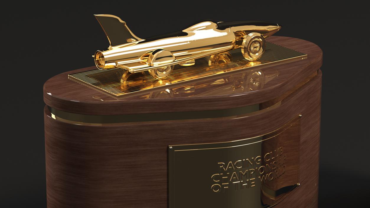 3D Racing Championship Trophy