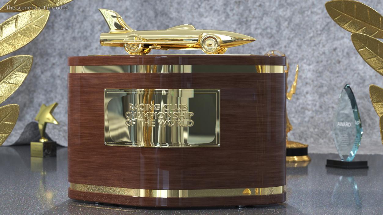 3D Racing Championship Trophy