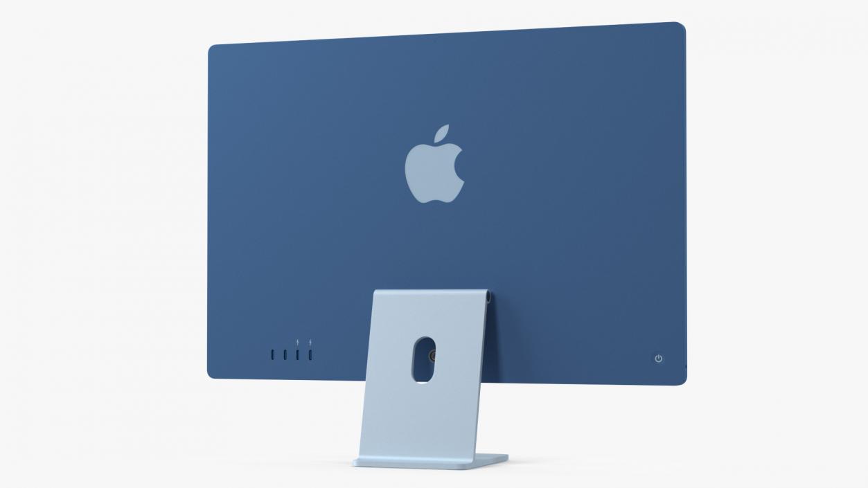 3D model Apple iMac 2021 Blue