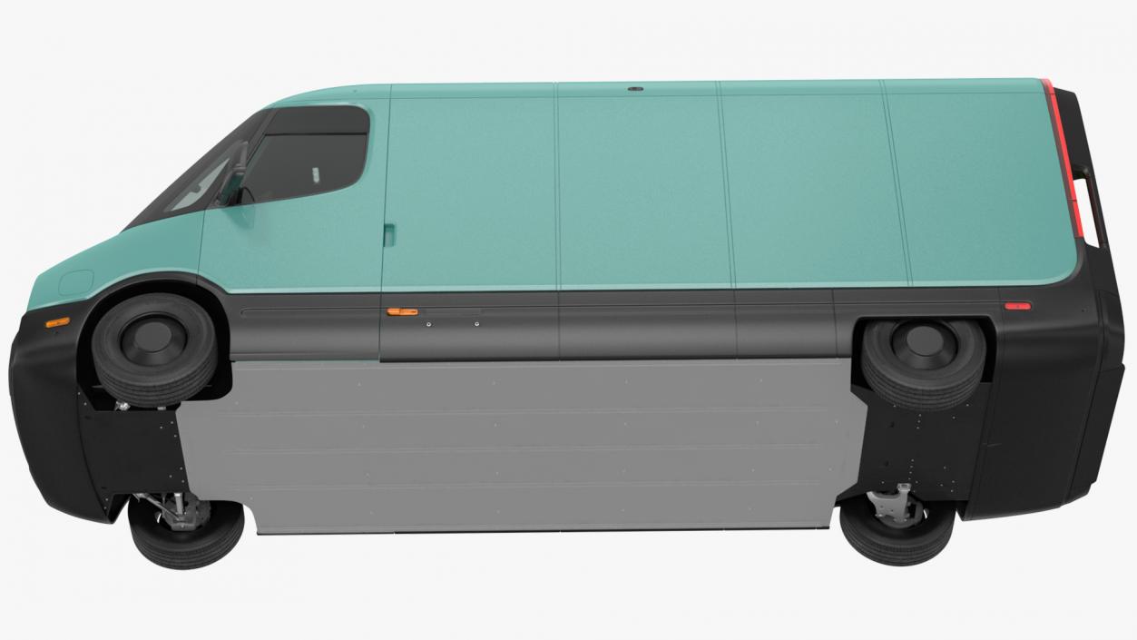 3D Electric Delivery Van