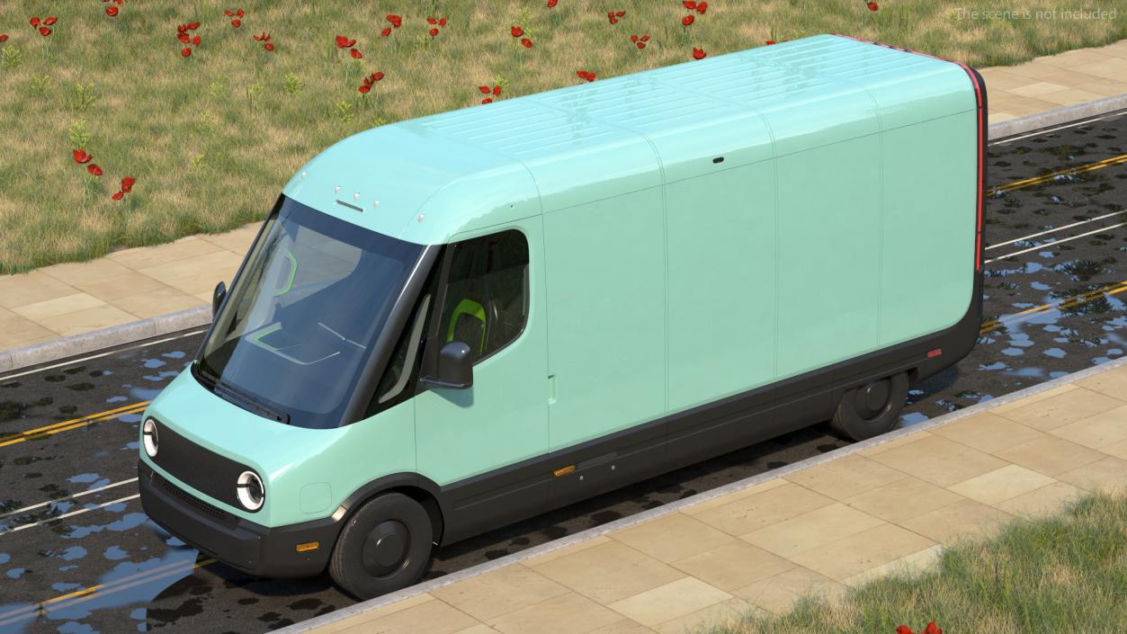 3D Electric Delivery Van