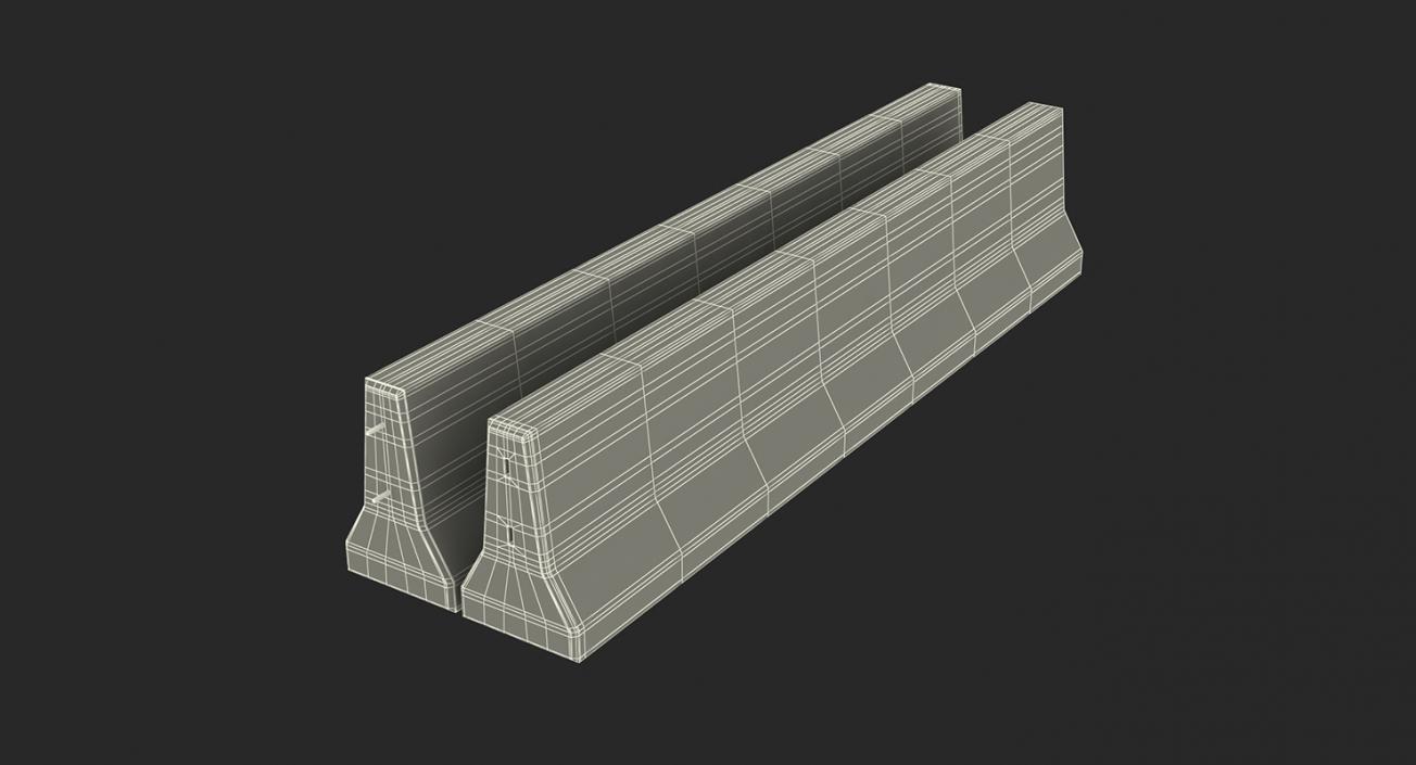 3D Road Barriers 3D Models Collection 3