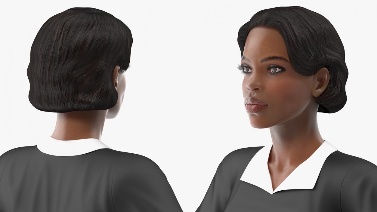 Light Skin Judge Woman Rigged 3D model