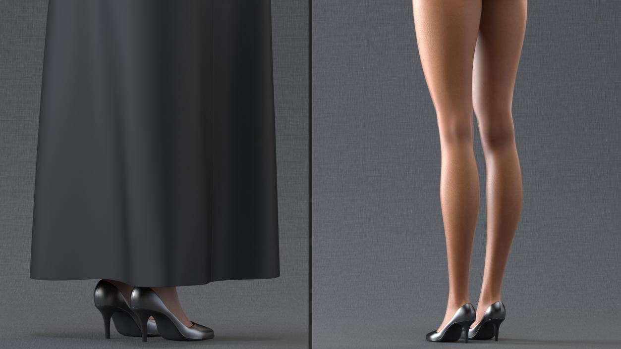 Light Skin Judge Woman Rigged 3D model