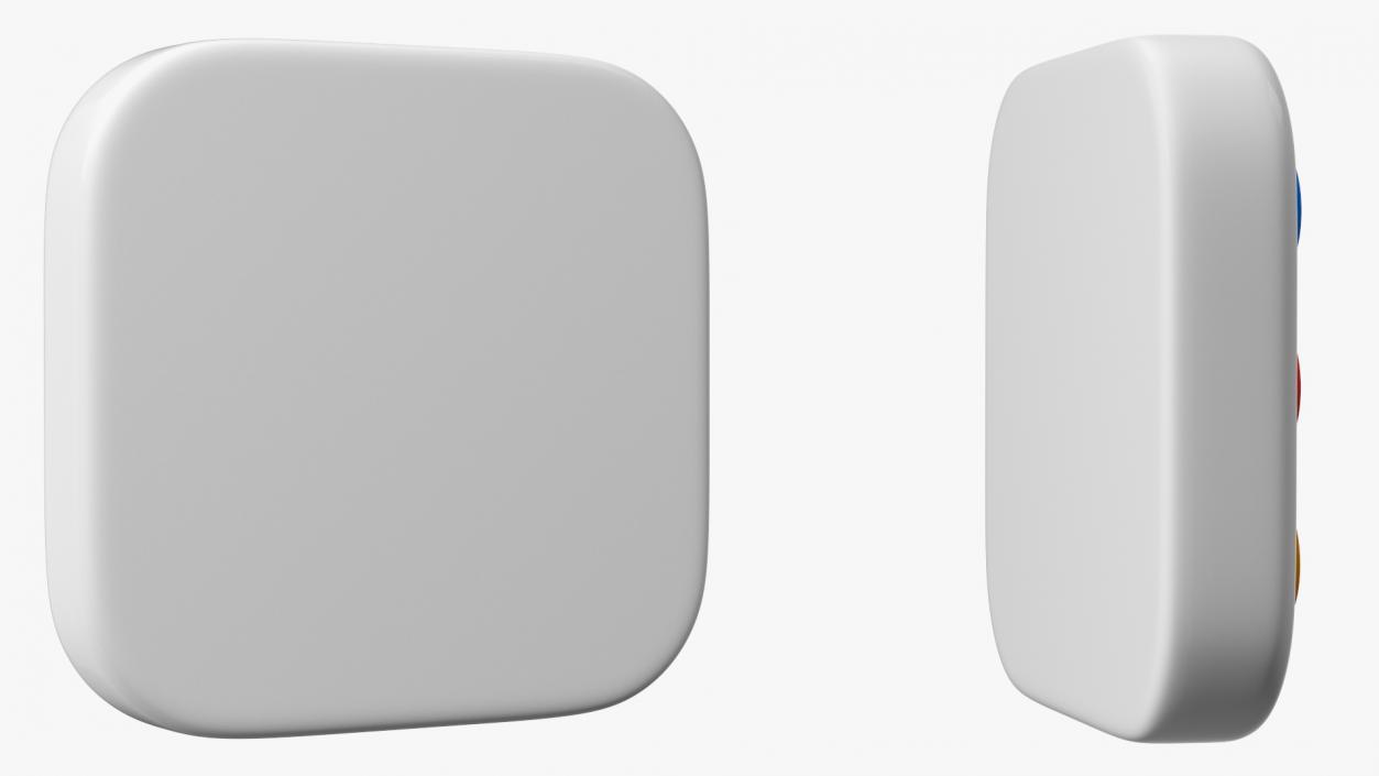 3D model iPhone iOS Reminders Icon