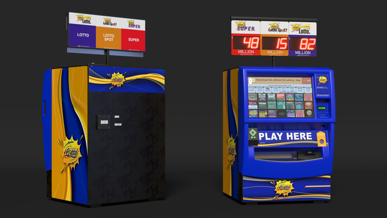 3D model Lottery Machine