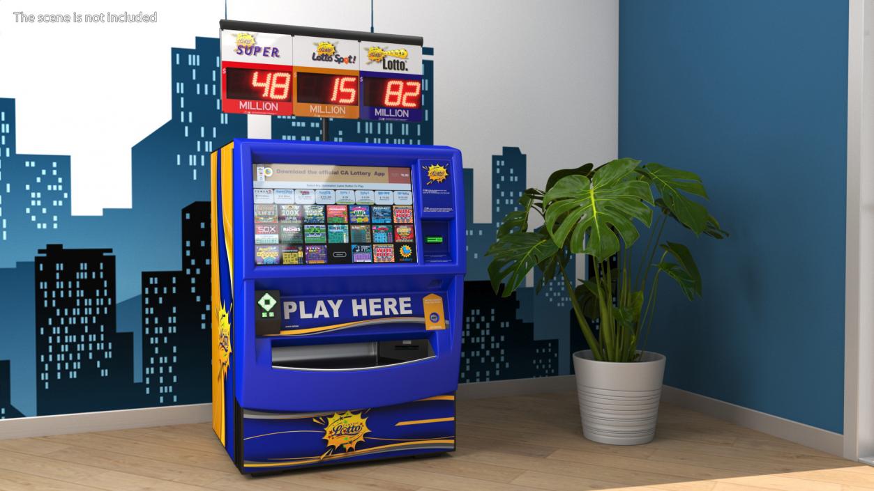 3D model Lottery Machine