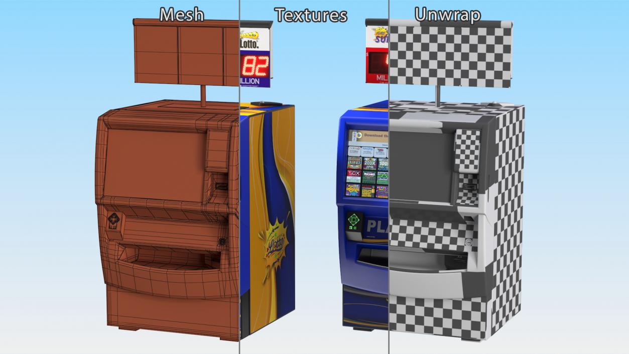 3D model Lottery Machine