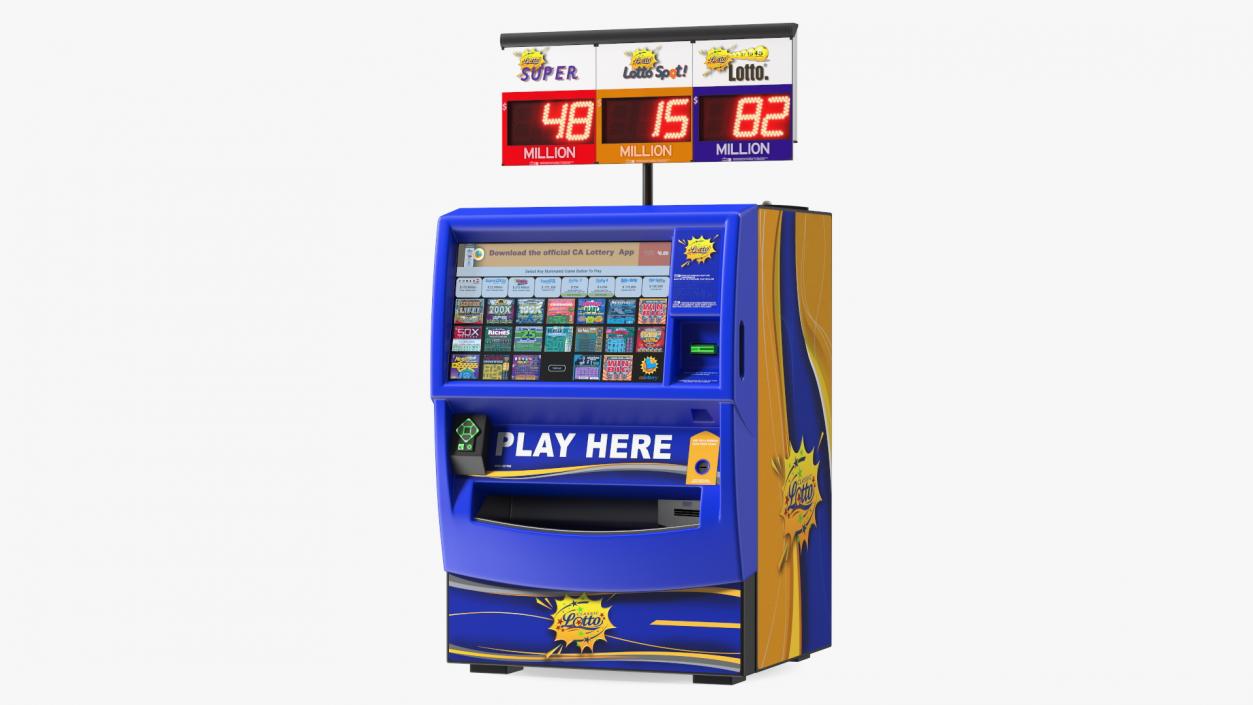 3D model Lottery Machine