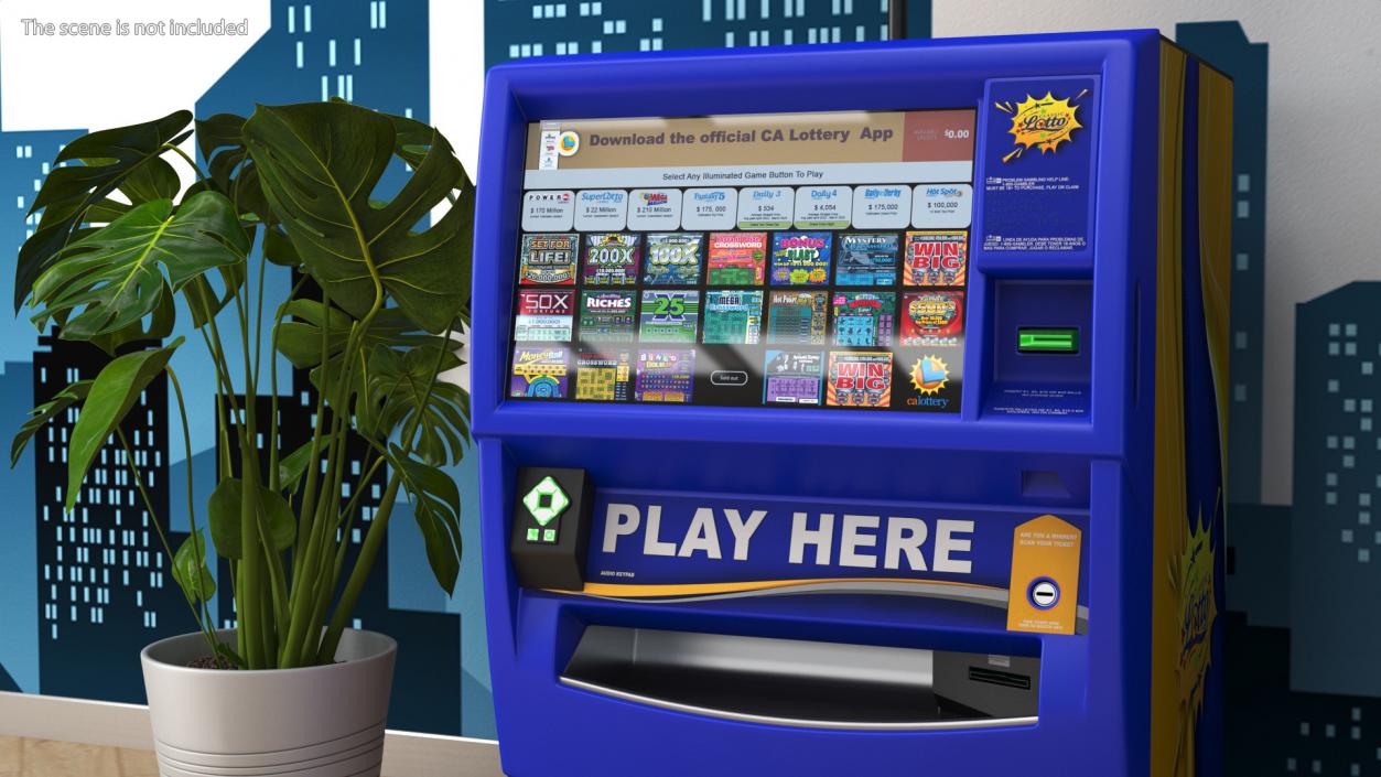 3D model Lottery Machine