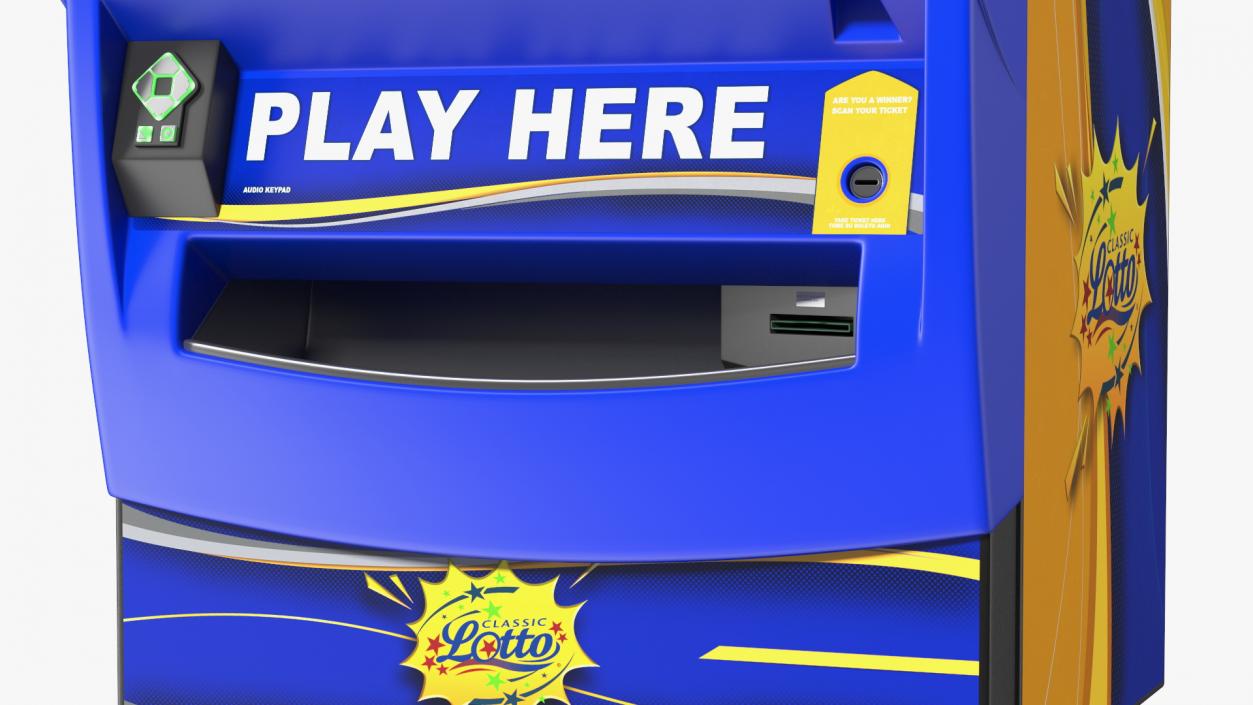 3D model Lottery Machine