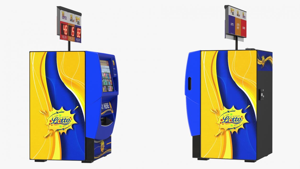 3D model Lottery Machine