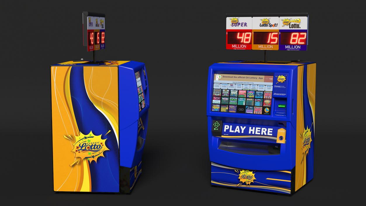 3D model Lottery Machine