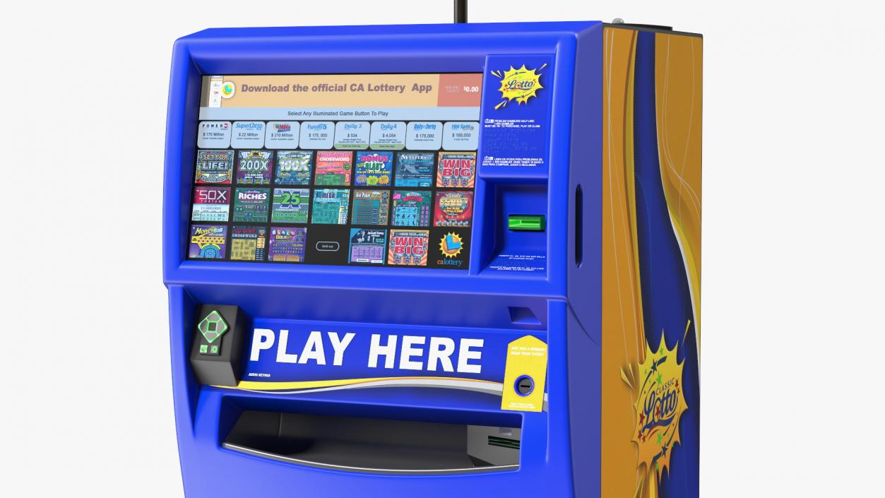 3D model Lottery Machine