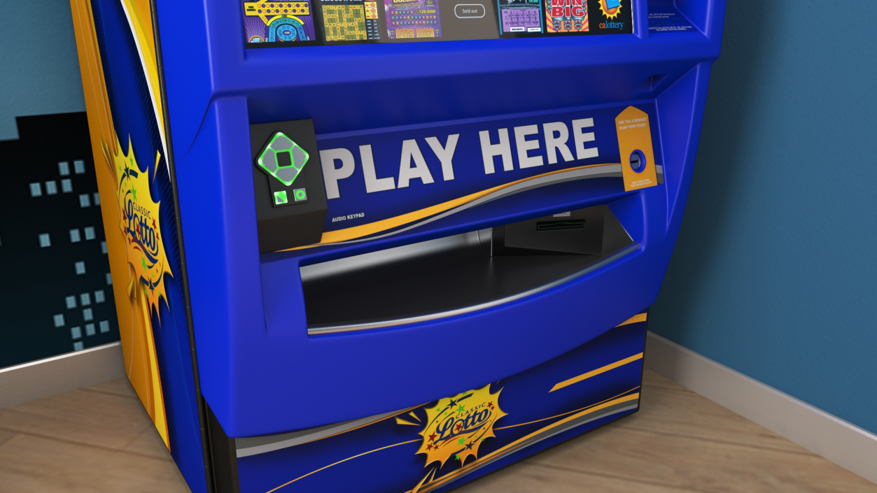 3D model Lottery Machine