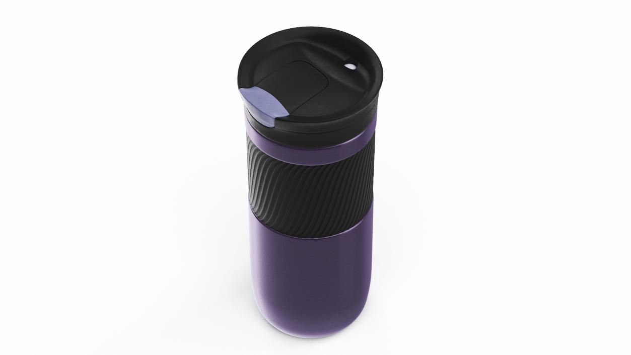 Thermo Cup Stainless Purple 3D