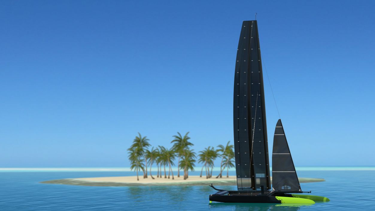 Modern Race Yacht 3D