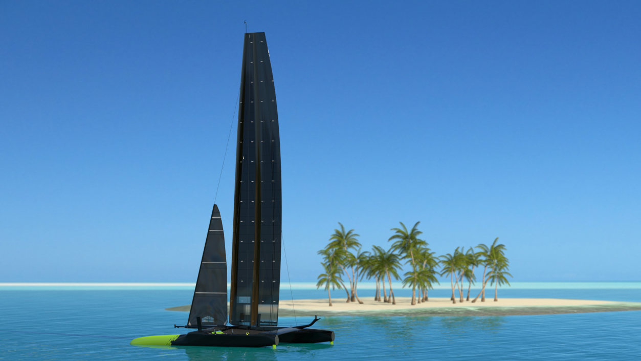 Modern Race Yacht 3D