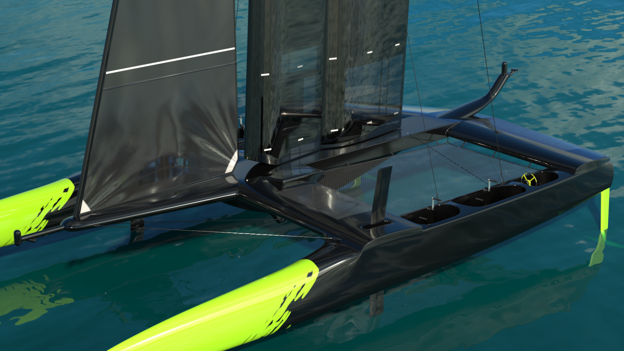 Modern Race Yacht 3D