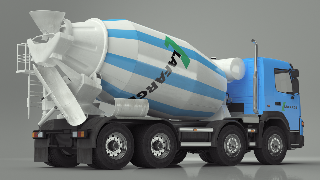 3D Lafarge Cement Mixer Truck