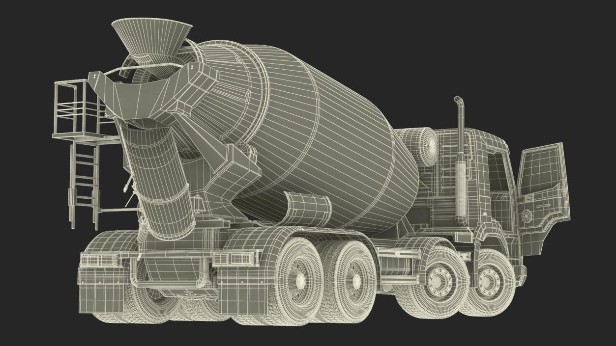 3D Lafarge Cement Mixer Truck