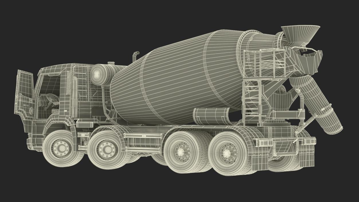 3D Lafarge Cement Mixer Truck