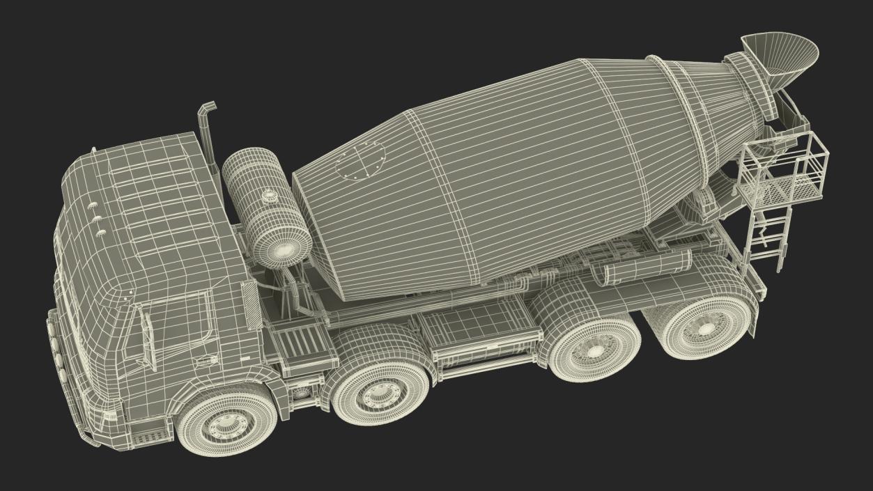 3D Lafarge Cement Mixer Truck