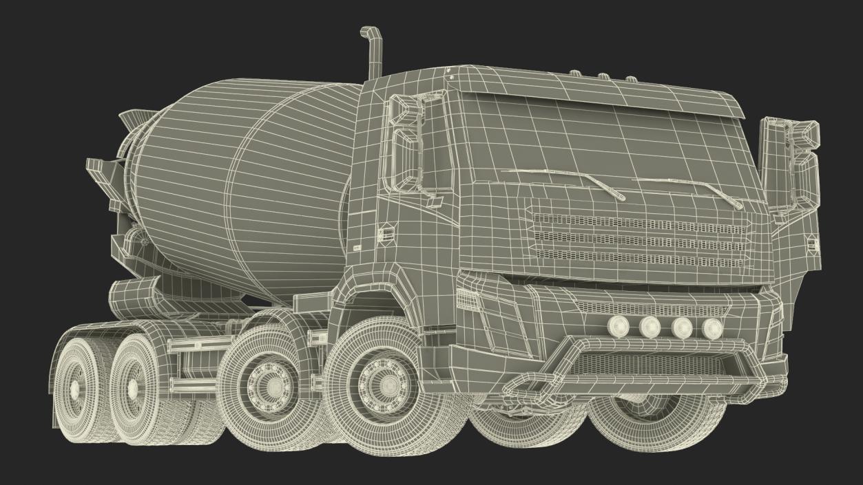 3D Lafarge Cement Mixer Truck