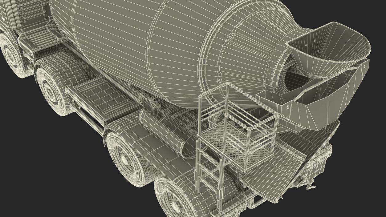 3D Lafarge Cement Mixer Truck