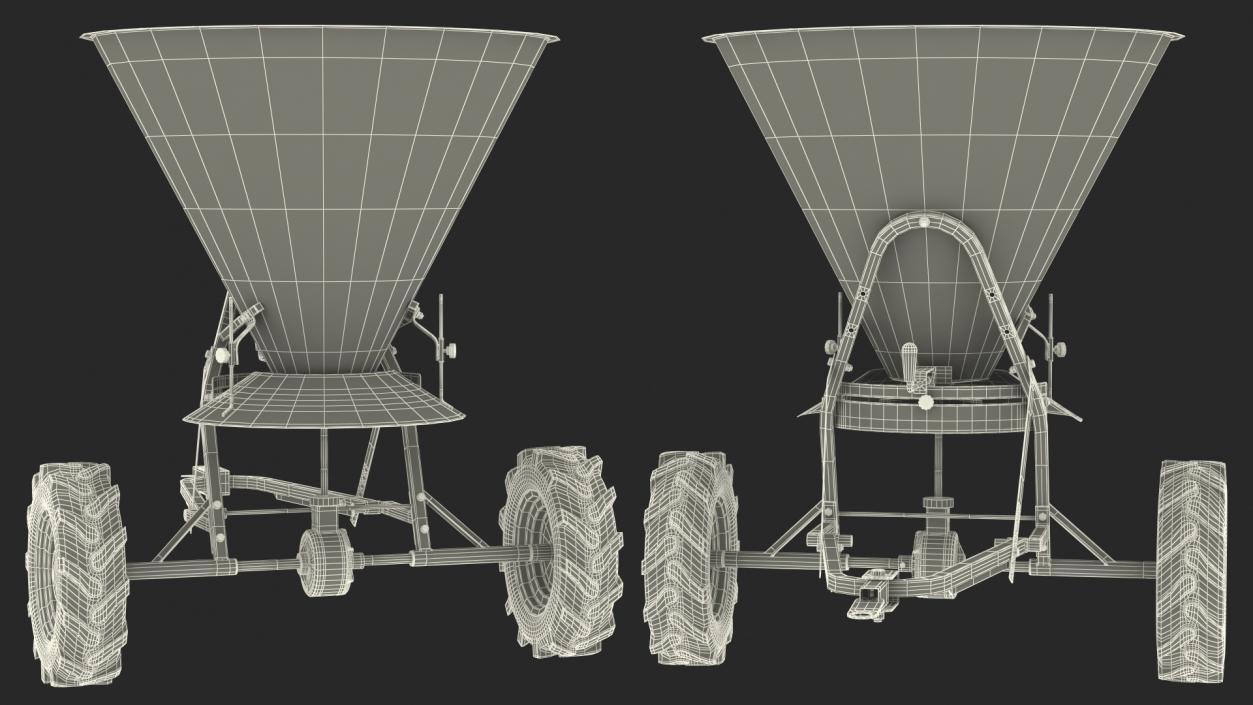 Gritting Salt Spreader 3D