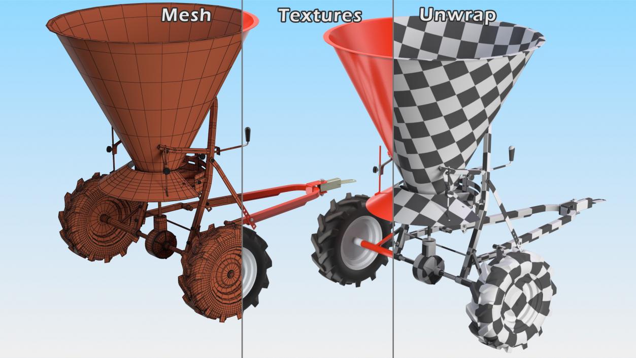 Gritting Salt Spreader 3D