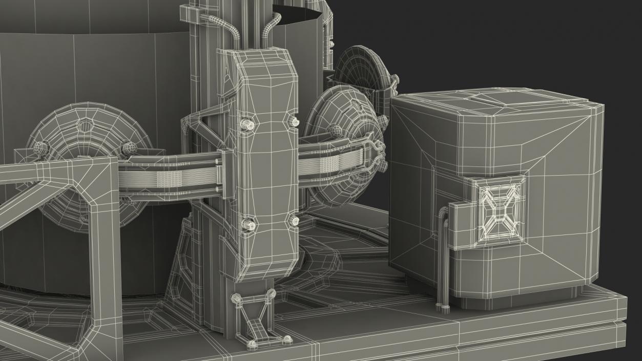 3D Sci Fi Operating Teleportation Station model