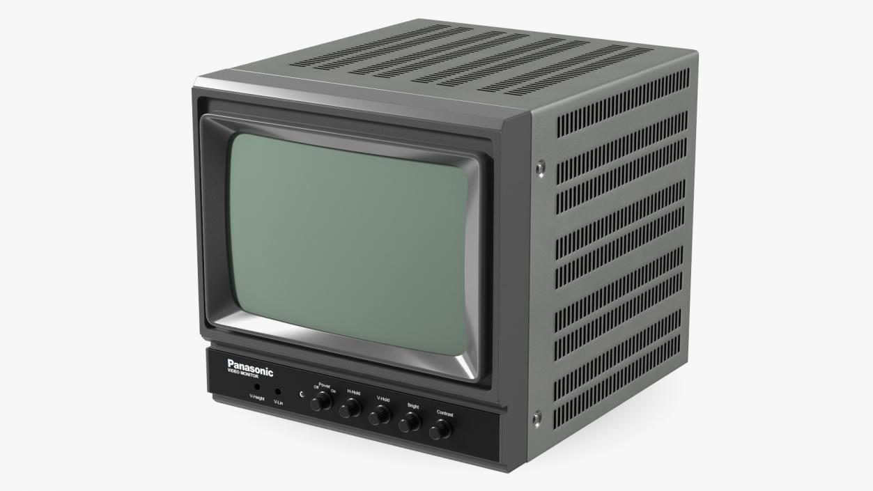 Vintage Rare Panasonic TR-930U Video Monitor 3D model