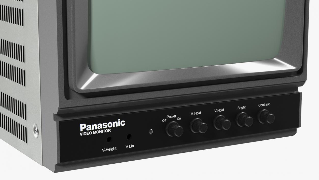 Vintage Rare Panasonic TR-930U Video Monitor 3D model