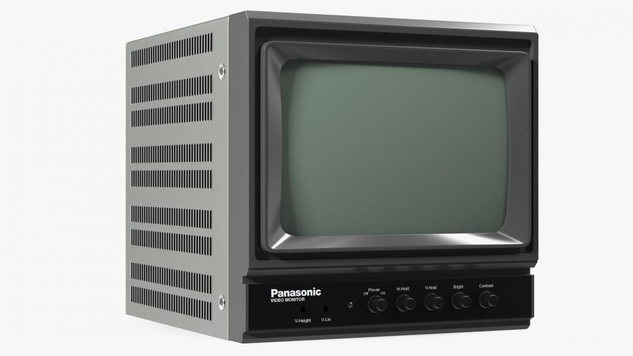 Vintage Rare Panasonic TR-930U Video Monitor 3D model