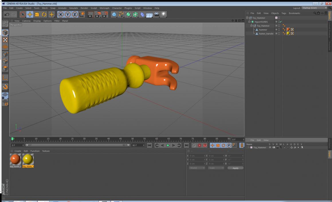 3D model Toy Hammer