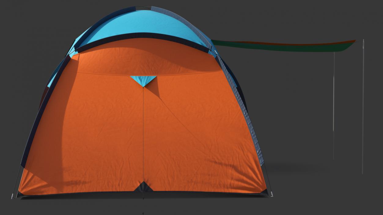 3D model Bellamore Gift Outdoor Camping Tent Open