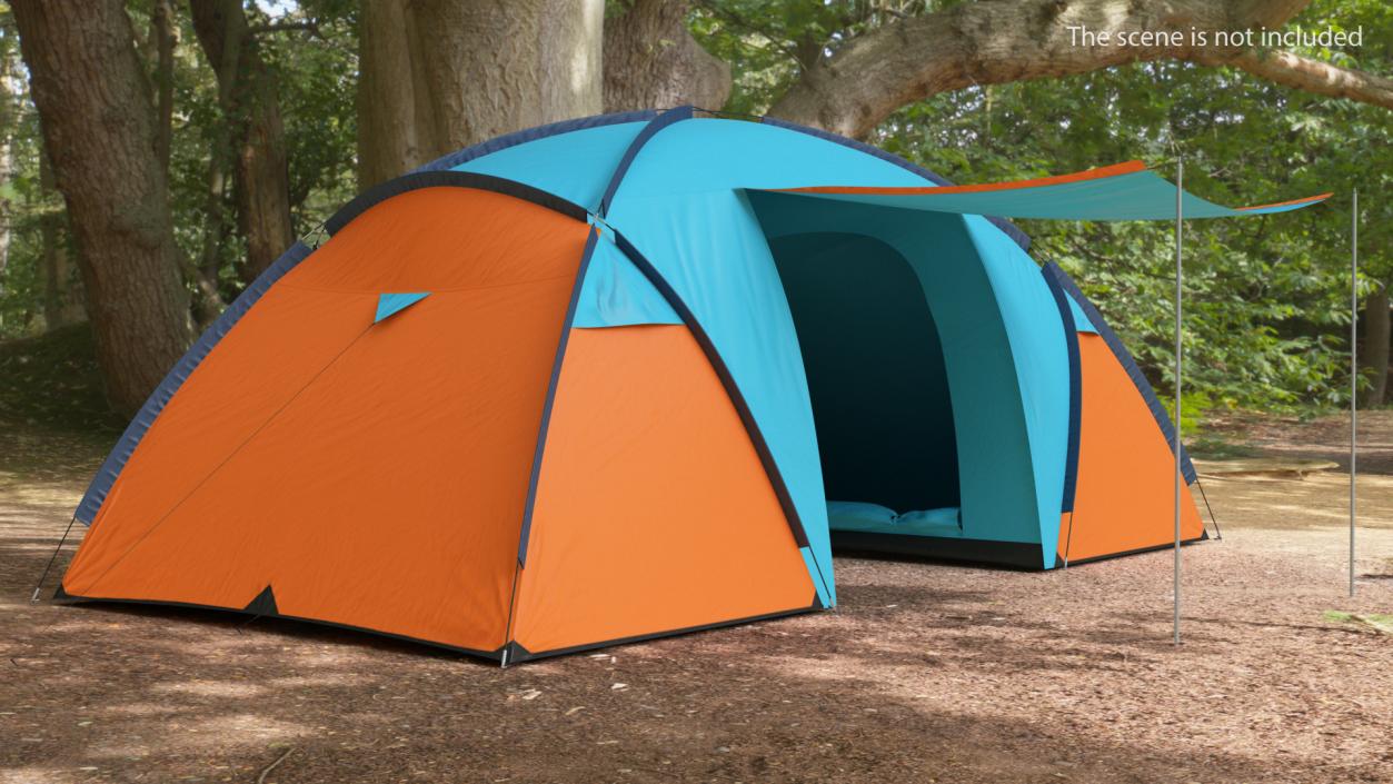 3D model Bellamore Gift Outdoor Camping Tent Open