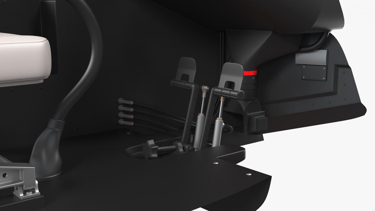 Helicopter Pilot Cabin 3D