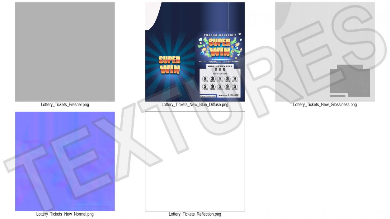 Super Win Scratch Lottery Ticket 3D