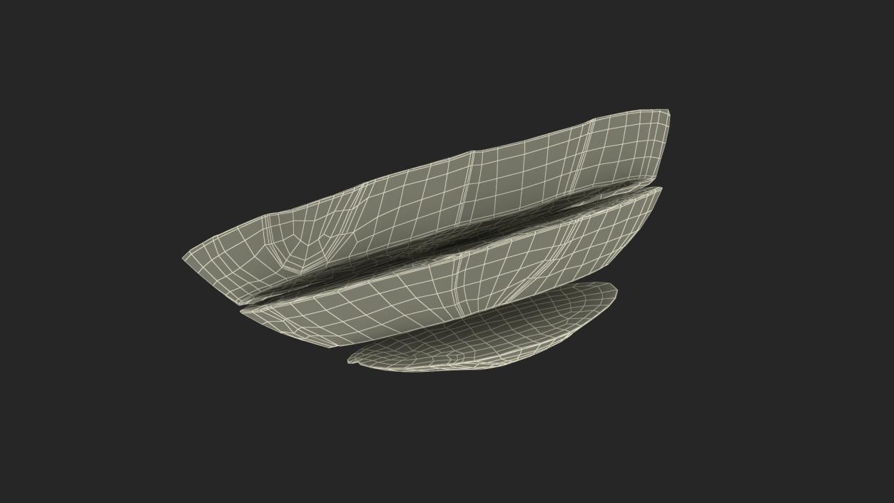 3D model Sliced Round Bread 2