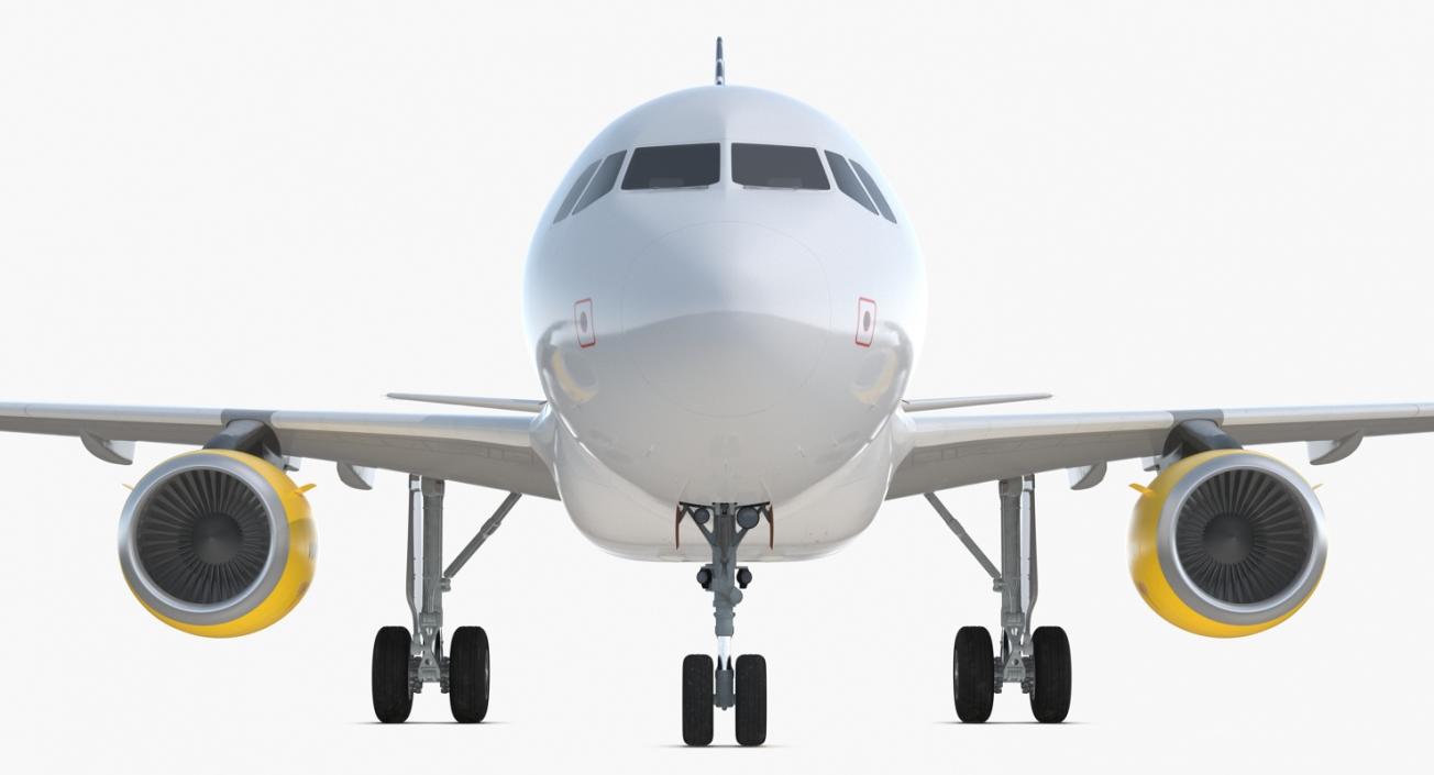 3D model Airbus A319 Vueling Airlines Rigged