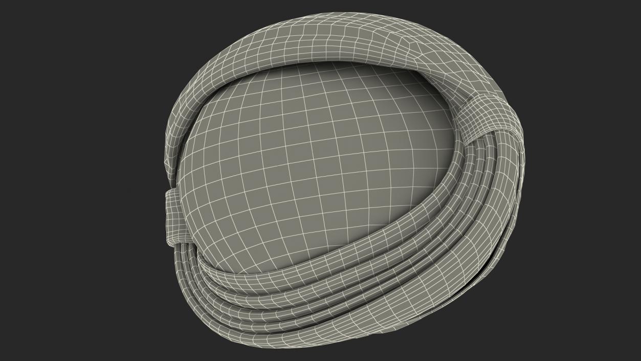 3D Turban Orange model