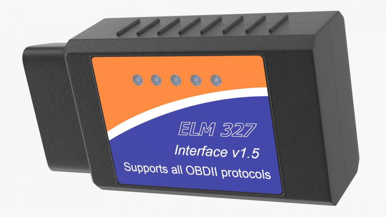 3D model ELM327 OBD2 Bluetooth Auto Diagnostic Scanner