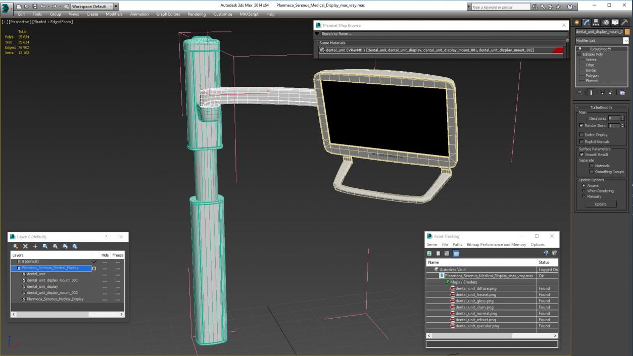 Planmeca Serenus Medical Display 3D