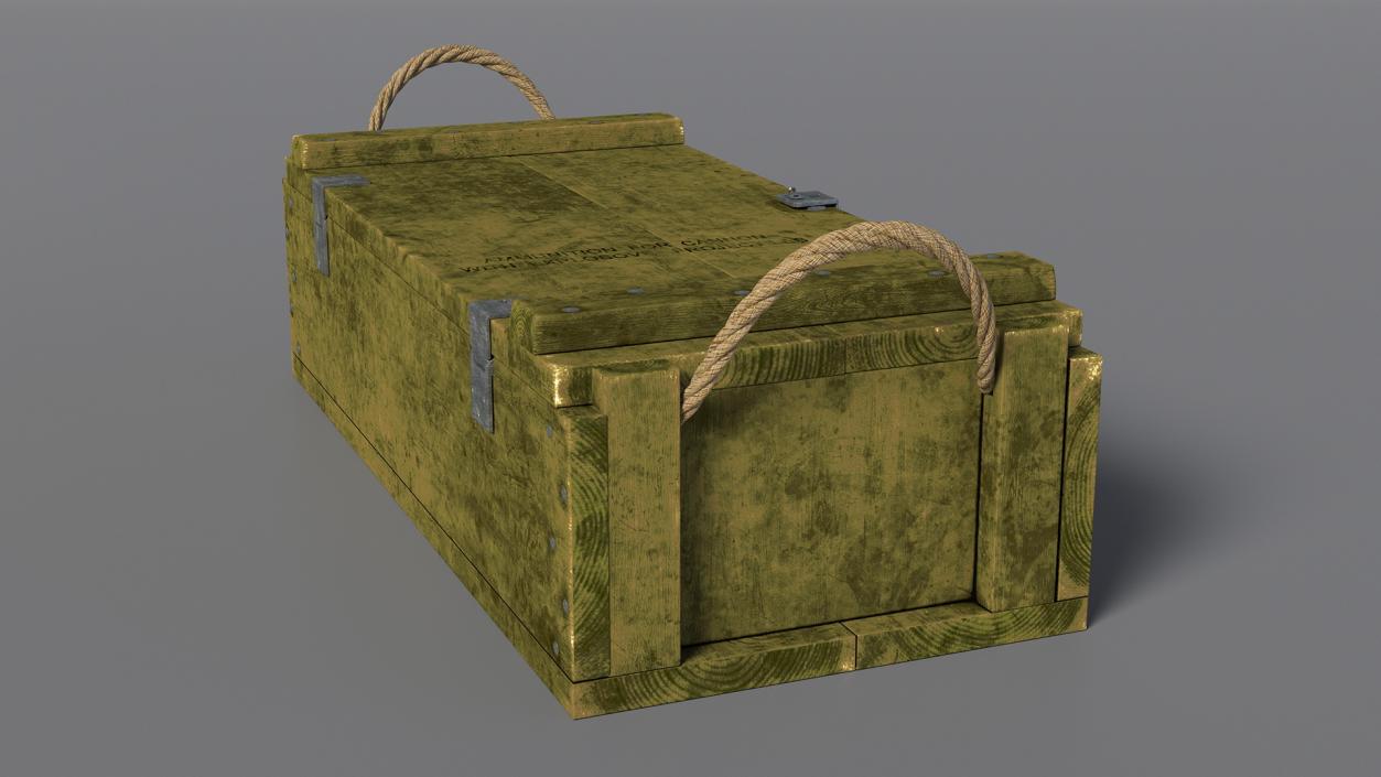 3D model Military Ammunition Crate